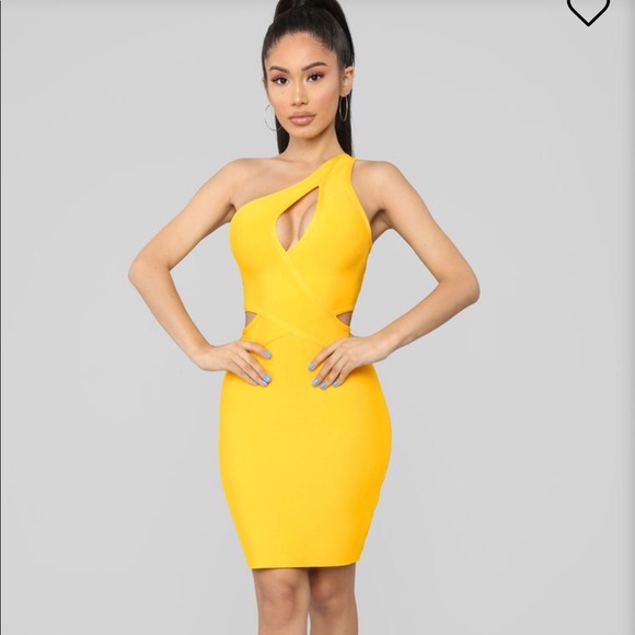 yellow fashion dresses